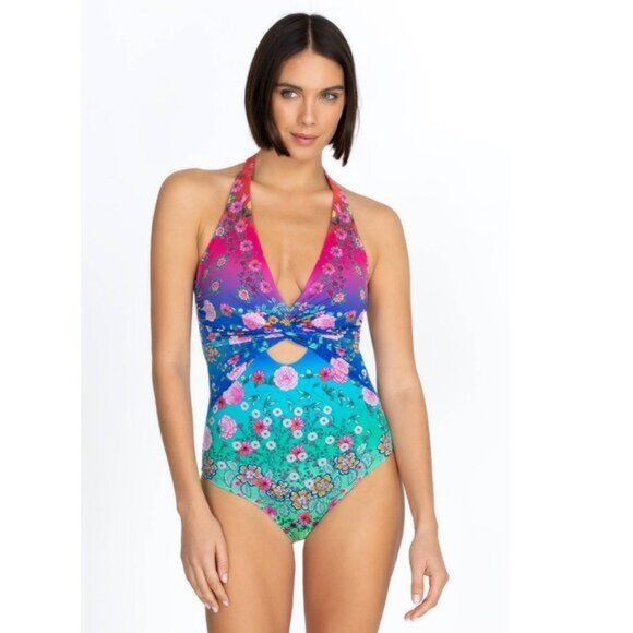 NWT Johnny Was Twist Keyhole One Piece - S - Picture 1 of 8